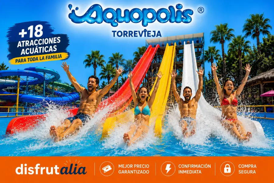 Aquópolis Torrevieja - Parque Acuático en Alicante - Atracción Kamikaze